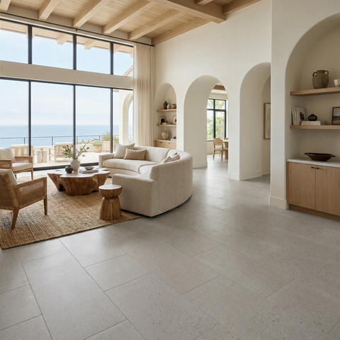 concrete look floor tile