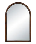 Walnut Wood Modern Wall Mirror-1