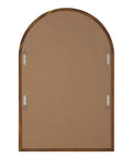Walnut Wood Modern Wall Mirror-4