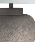 Lattuga Textured Beige Resin Table Lamp -2