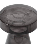 Lavinia Tinted Black Glass End Table -2
