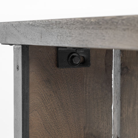 Ledger I Brown Live Edge Dining Bench -4