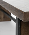 Ledger I Brown Live Edge Dining Bench -5