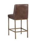 Leighland Havana Modern Faux Leather Counter Stool-2