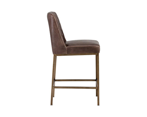 Leighland Havana Modern Faux Leather Counter Stool-3