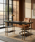 Levigne Modern Iron Desk
