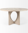 Liesl 54" Grey Mango Wood Dining Table-1