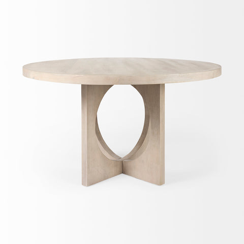 Liesl 54" Grey Mango Wood Dining Table-1