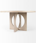 Liesl 54" Grey Mango Wood Dining Table-2
