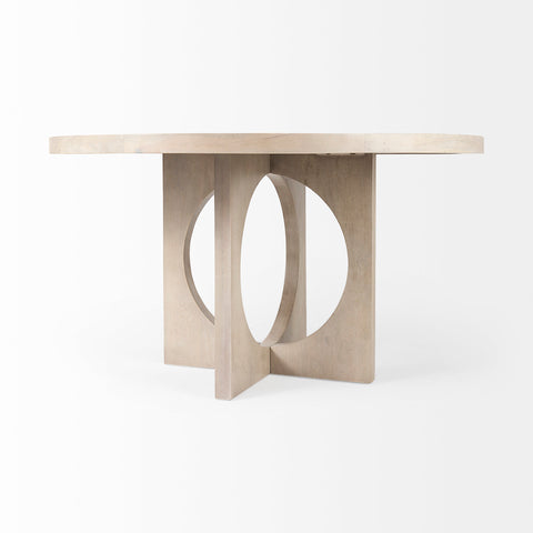 Liesl 54" Grey Mango Wood Dining Table-2