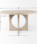Liesl 54" Grey Mango Wood Dining Table-6