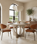 Liesl 54" Grey Mango Wood Dining Table