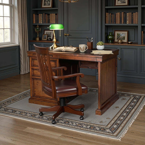 Lifestyle Reclaimed Wood African Dusk Executive Desk
