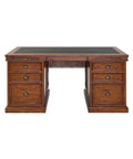 Lifestyle Reclaimed Wood African Dusk Executive Double Desk-1
