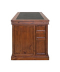 Lifestyle Reclaimed Wood African Dusk Executive Double Desk-2