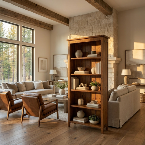 Lifestyle Reclaimed Wood Bookcase