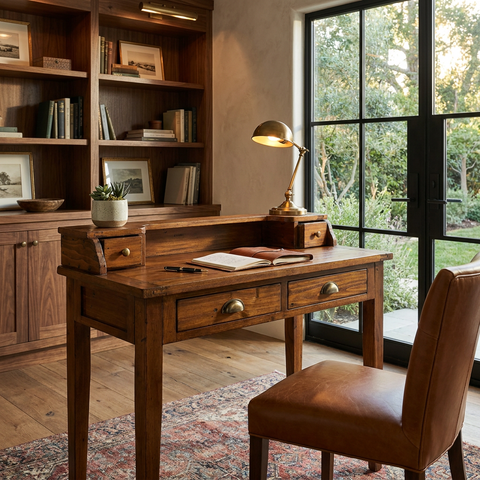 Lifestyle Reclaimed Wood Writing Desk