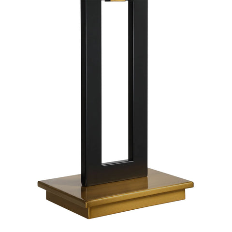 Lila Matte Black & Gold Table Lamp -4