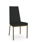 Linea Ink Gold Modern Faux Leather Dining Chair -3