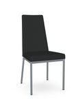 Linea Ink Grey Modern Faux Leather Dining Chair -3