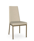 Linea Pebble Gold Modern Dining Chair 