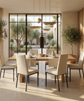 Linea Pebble With Black Legs - Dining Chair Amisco