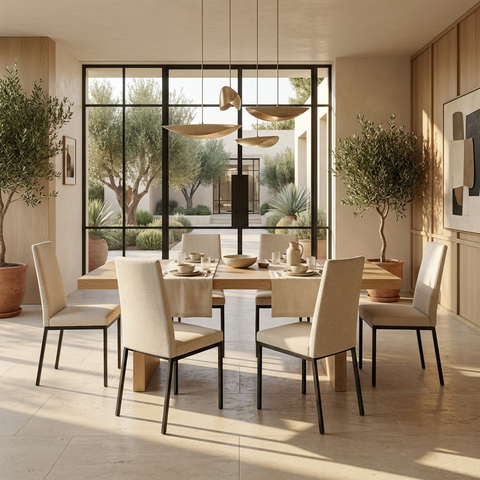 Linea Pebble With Black Legs - Dining Chair Amisco