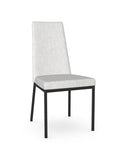 Linea Pixel Black Modern Upholstered Dining Chair -1