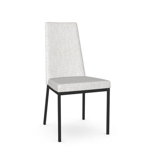 Linea Pixel Black Modern Upholstered Dining Chair -1