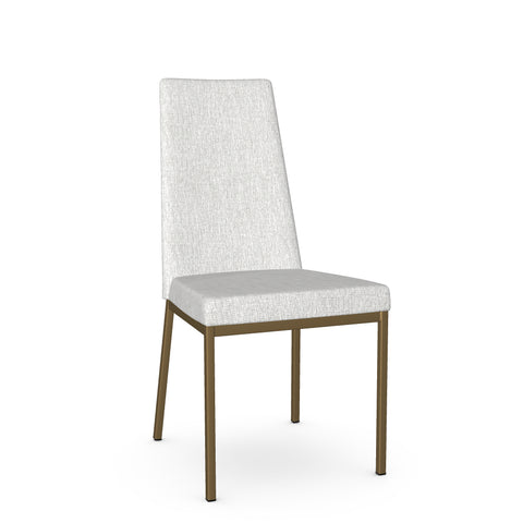 Linea Pixel Gold Modern Upholstered Dining Chair