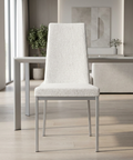 Linea Pixel Grey Modern Upholstered Dining Chair 