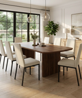 Linea Sleet Black Modern Upholstered Dining Chair 