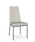 Linea Sleet With Grey Legs - Dining Chair Amisco (Set Of Two)