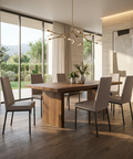 Linea Stratus Black Modern Faux Leather Dining Chair 