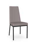 Linea Stratus Black Modern Faux Leather Dining Chair -2
