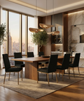 Linea Versailles Gold Modern Upholstered Dining Chair