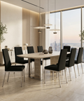 Linea Versailles Grey Modern Upholstered Dining Chair