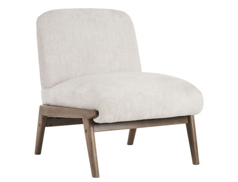 Lisson Beige Velvet Accent Chair-1