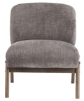 Lisson Dark Taupe Velvet Accent Chair-4
