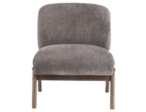Lisson Dark Taupe Velvet Accent Chair-4