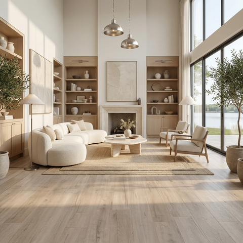 Loja Cream 12mm Laminate Flooring