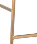 Lorelei Cream Modern Faux Leather Counter Stool -5