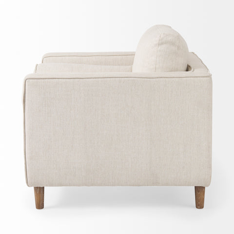 Loretta Cream Fabric Accent Chair -3