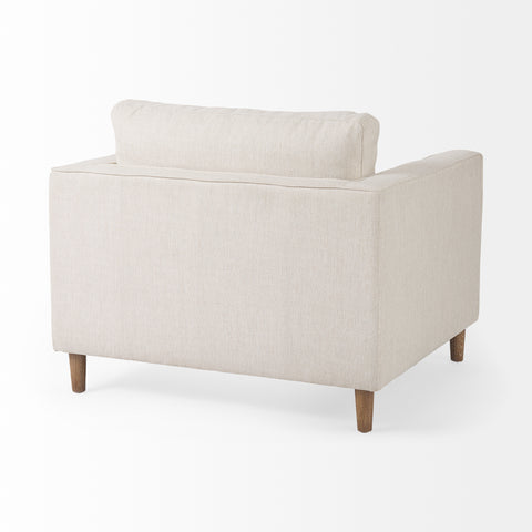 Loretta Cream Fabric Accent Chair -5