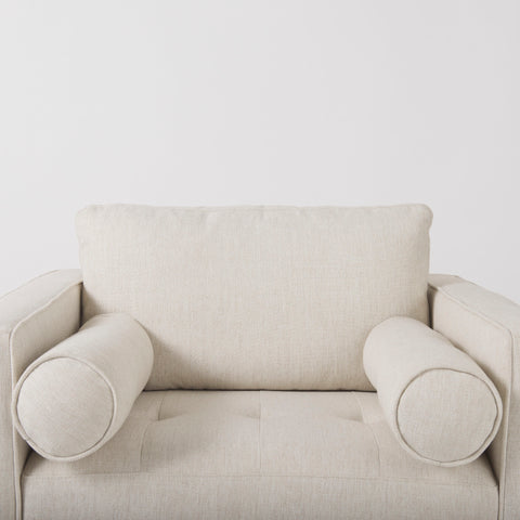 Loretta Cream Fabric Accent Chair -6