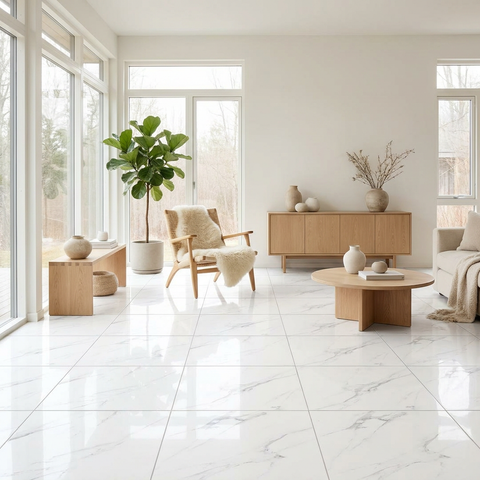 marble look floor tile
