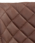 Lyla Brown Modern Faux Leather Counter Stool -6