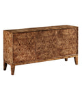 burl wood sideboard cabinet