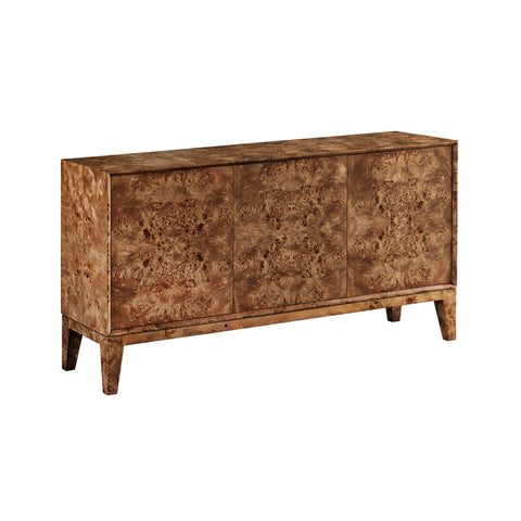 burl wood sideboard cabinet