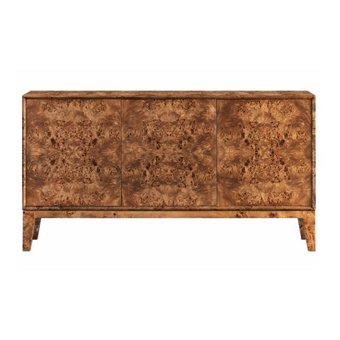 Mappa dark burl wood sideboard